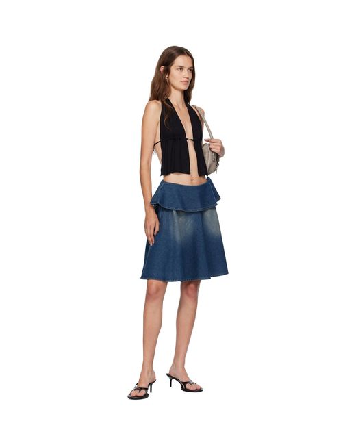GIMAGUAS Blue Mia Buckle Top