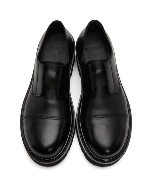 Vetements Black Laceless Derbys for Men Lyst