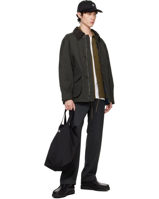 メンズ Nanamica Chino トートバッグ Black