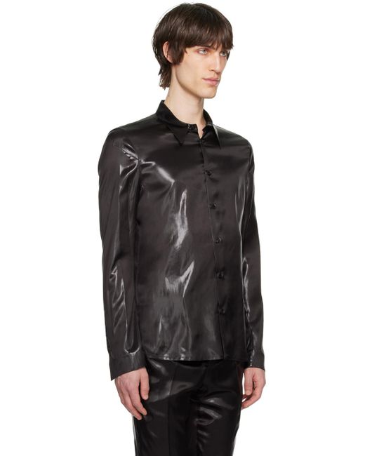 Chemise no 16 noire SAPIO pour homme en coloris Black