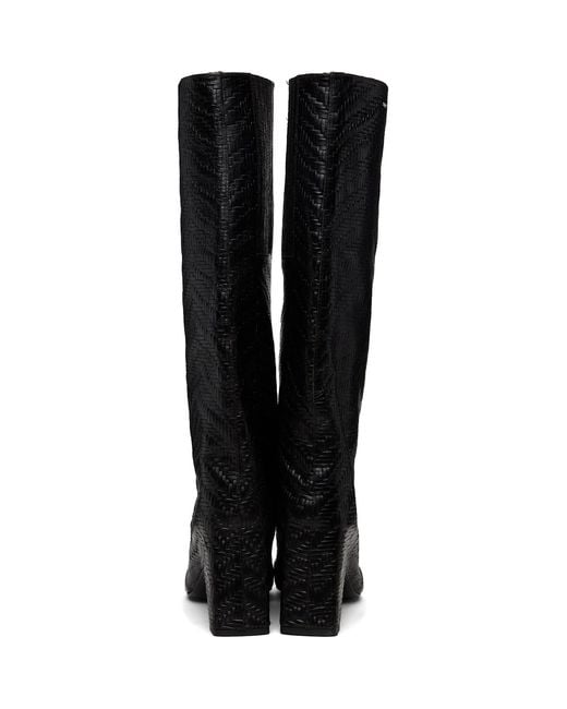 Coperni Black Bridge Tall Boots