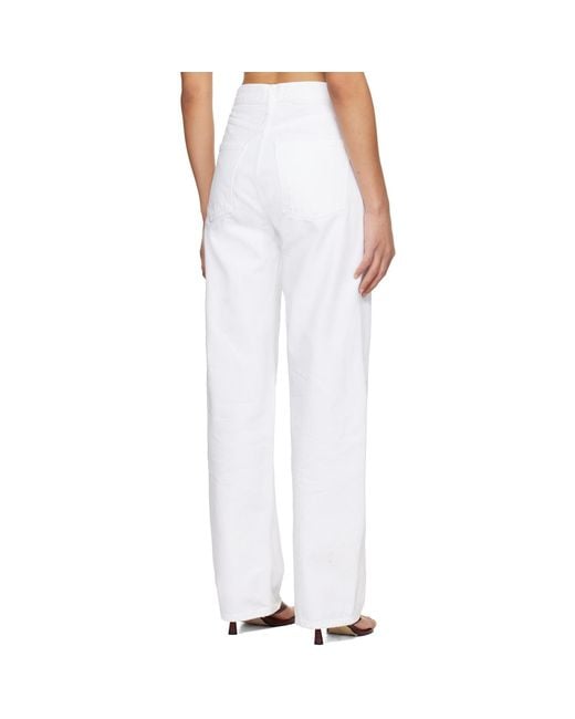 Agolde White Ren Jeans