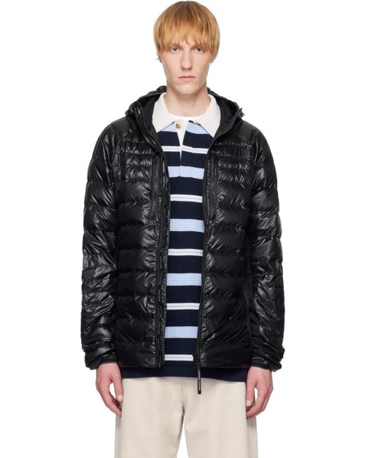 Canada Goose Black Hybridge Lite Down Jacket for men