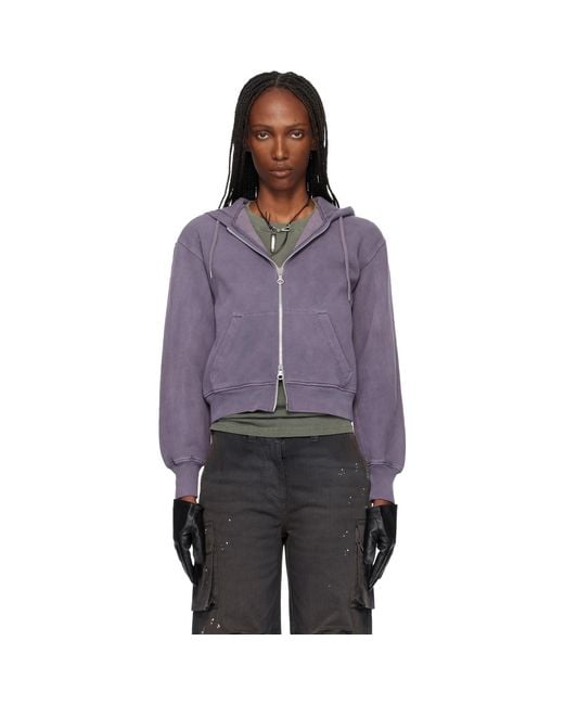 Our Legacy Purple Mischief Hoodie