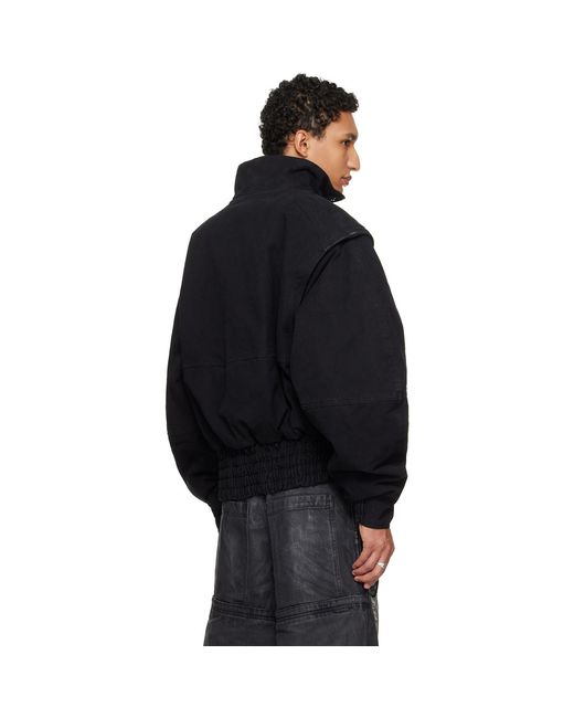 HYACYN Blue Anatnom Bomber Jacket for men