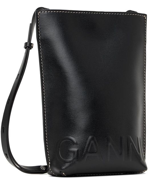 Ganni Black Small Crossbody Bag
