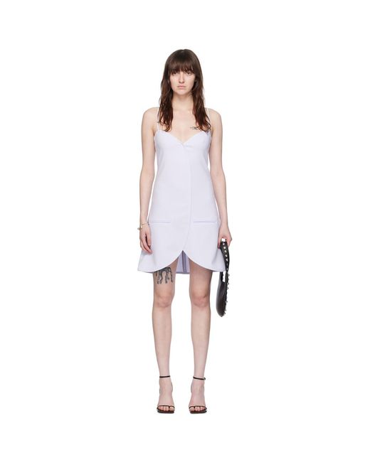 Courreges Black Ellipse Minidress
