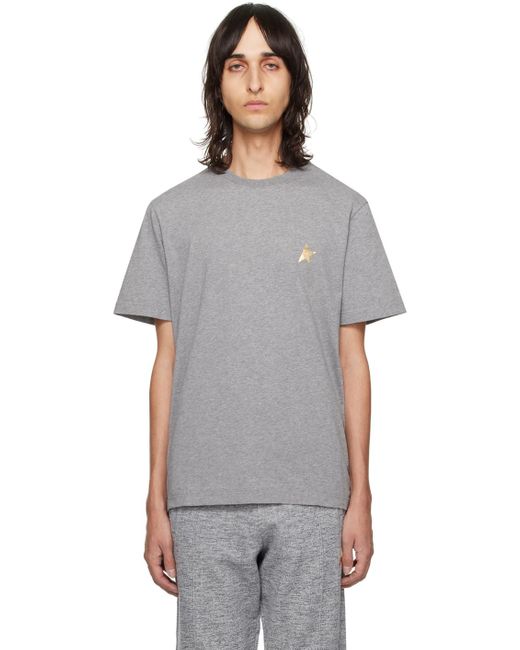 Golden Goose Deluxe Brand Multicolor Gray Star T-shirt for men