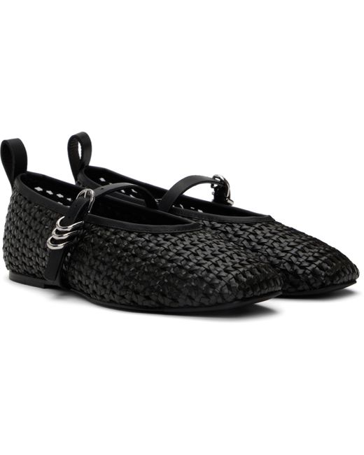 Rag & Bone Black Spire Mary Jane Ballerina Flats