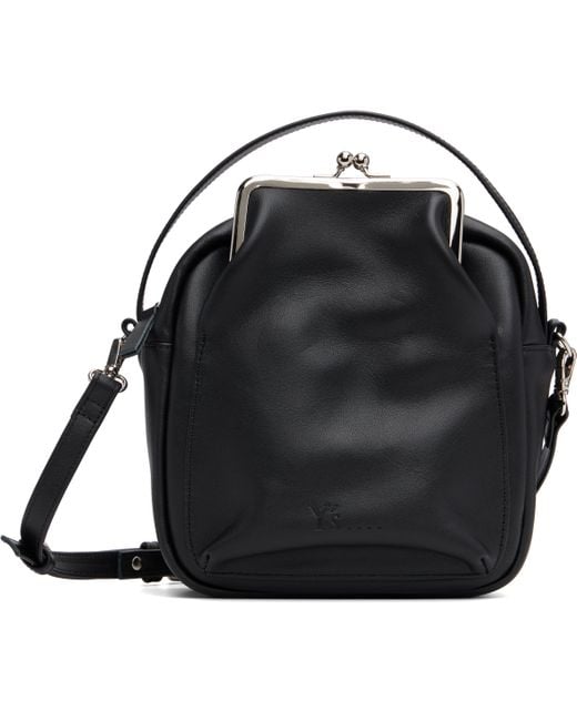 バッグ Yohji Yamamoto COW LEATHER Shoulder BAG Y's Yohji Yamamoto Cow Leather Metal Clasp Box Bag in Black | Lyst