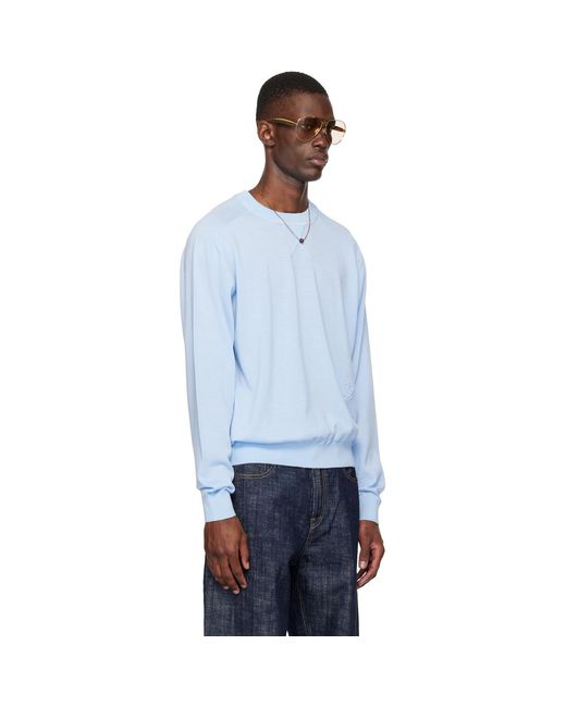 Pull Bleu À Logo J Jacquemus pour homme en coloris Blue