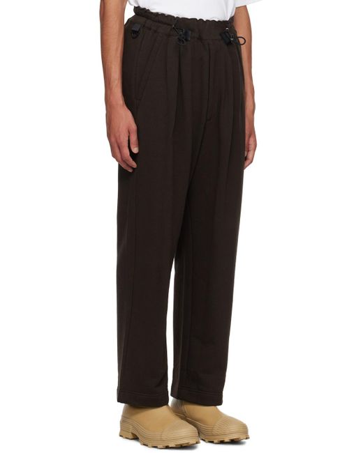 Meanswhile Black Fatigue Trousers for men