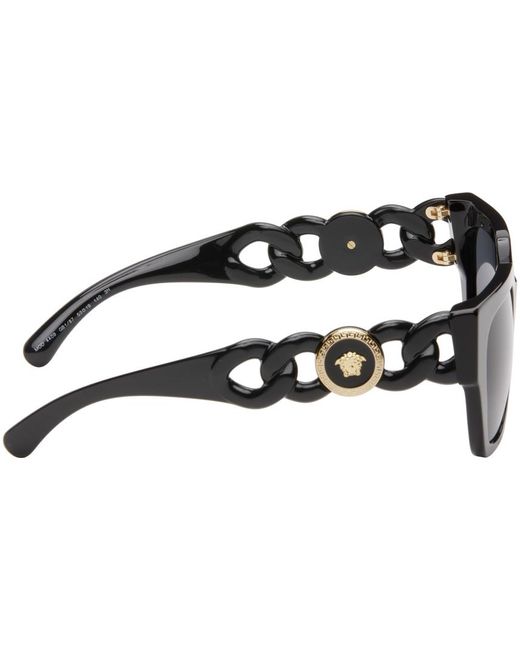 Versace Black Medusa Sunglasses
