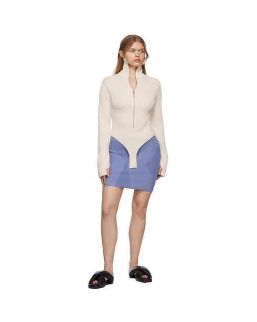GAUGE81 Multicolor Ribbed Zafra Skirt