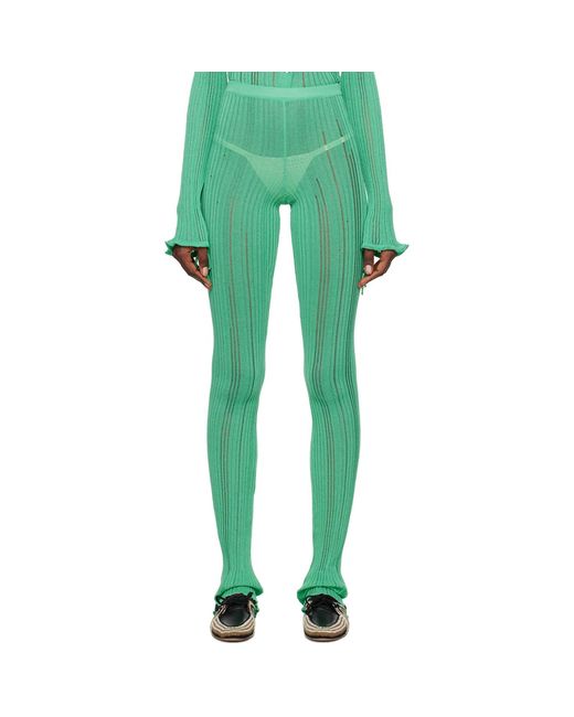 Pantalon vert à échelles Marco Rambaldi en coloris Green