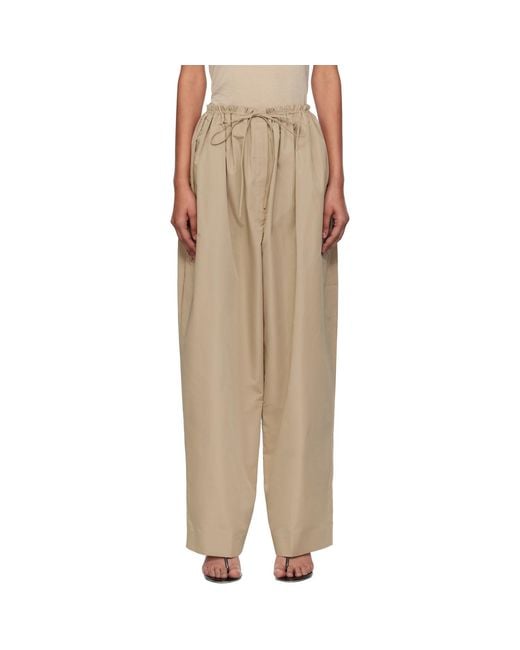 GIA STUDIOS Natural Catalina Trousers