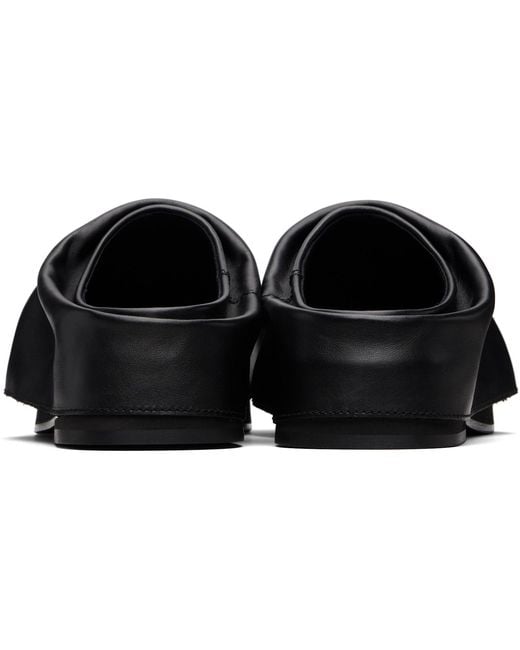 The Attico Black Robin Sabot Loafers