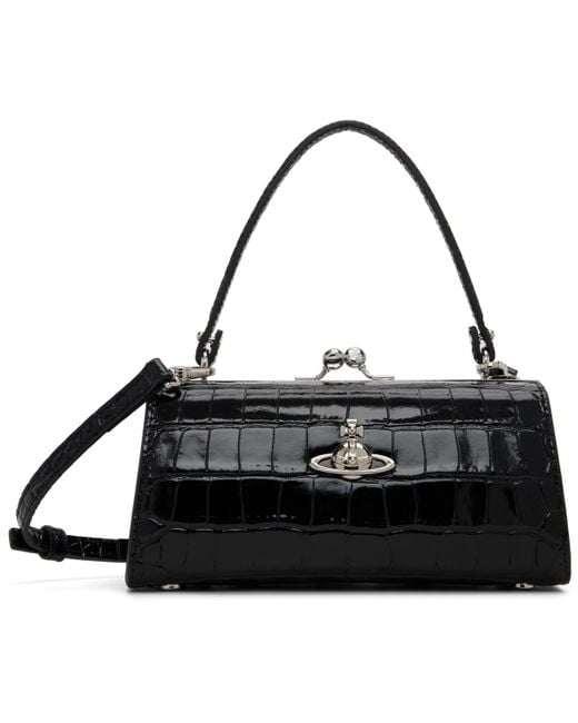 Vivienne Westwood Black Doll Xl Frame Bag