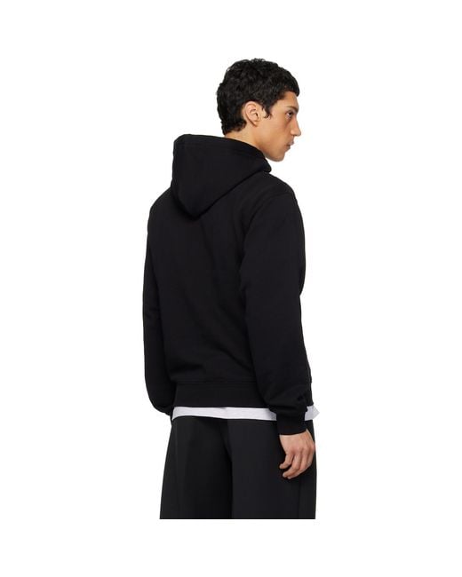Jacquemus Black Les Classiques 'The Gros Grain' Hoodie for men