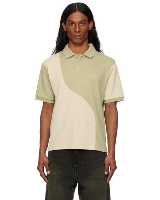 Dime Black Waffle Polo for men