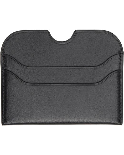 Acne Black Leather Card Holder