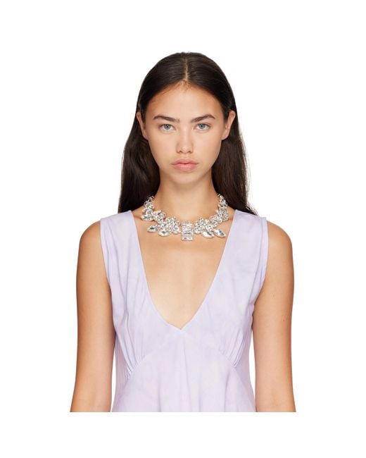 Collina Strada Metallic Chandelier Choker
