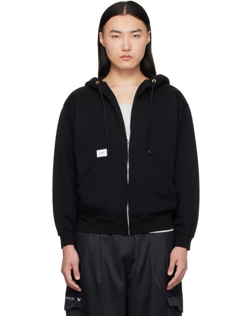 WTAPS メンズ ブラック Throwdy ジップフーディの通販はau PAY