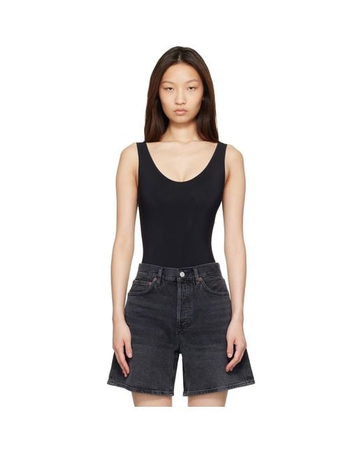 Agolde Black Tora Bodysuit