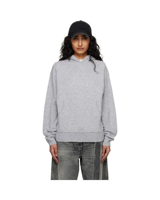 Acne Gray Cashmere Hoodie