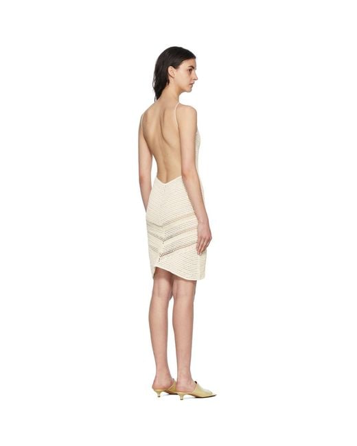 Bottega Veneta Black Cotton Mini Dress