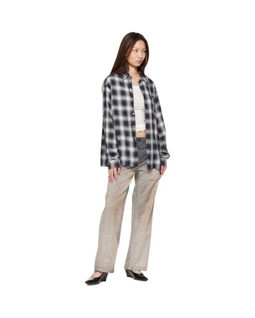 Our Legacy Gray Tide Chino Jeans