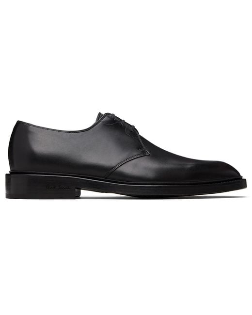 Paul Smith Black Leather 'Sheridan' Derbys for men