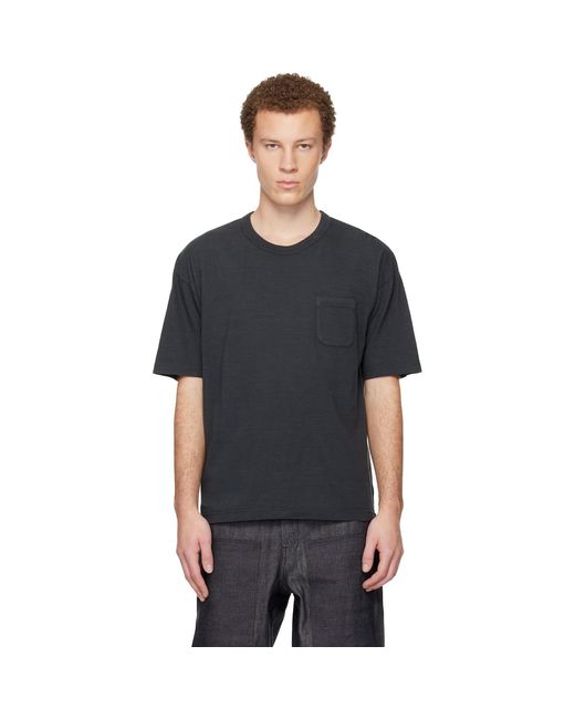 Visvim Black Jumbo S/S Dmgd T-Shirt for men
