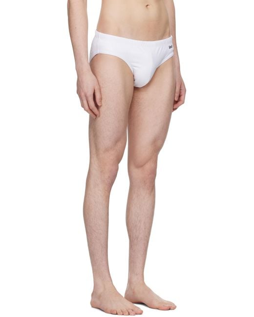GmbH White Elensee Swim Briefs for men