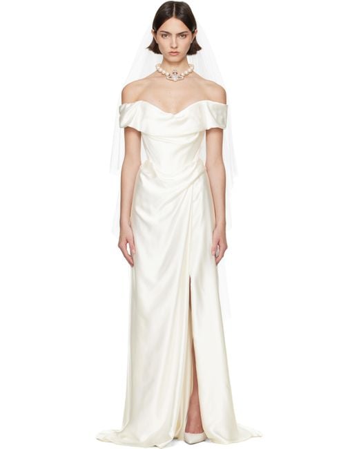 Vivienne Westwood Ssense Bridalカプセルコレクション Mabel マキシドレス Black