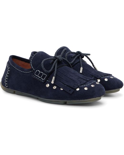 Wales Bonner Women's Blue Montego Tasseled Loafers