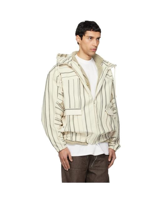 Mordecai Natural Windbreaker Jacket for men