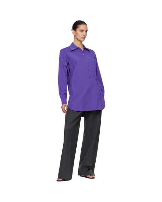 Our Legacy Purple Wave Shirt