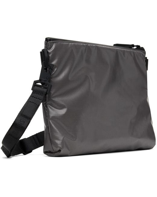 Rains Black Sibu Musette Bag for men