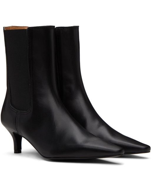 Reike Nen Black Pointed Toe Boots