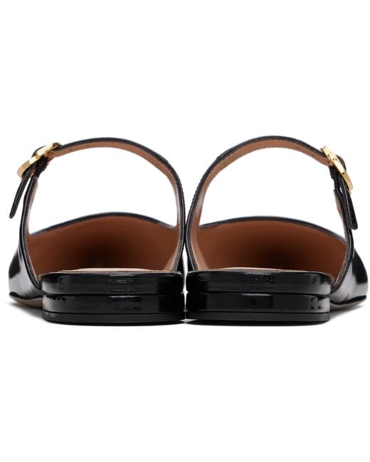 靴 Gianvito Rossi RIBBON JANE BLACK 38 Gianvito Rossi Ribbon Jane Slide Loafers in Black | Lyst