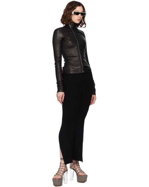 Rick Owens ブラック Concordians Pillar マキシスカート Black