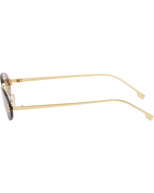 Fendi Black First' Crystal Sunglasses