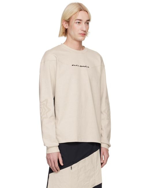 Asics Black Novalis Bixance Long Sleeve T-Shirt for men