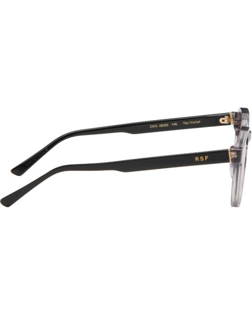 Retrosuperfuture Black Transparent 'The Warhol' Sunglasses for men
