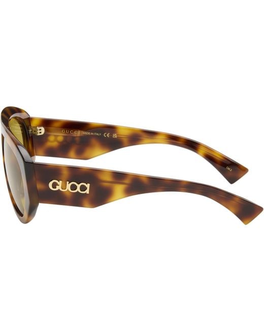Gucci Black Mask Frame Sunglasses