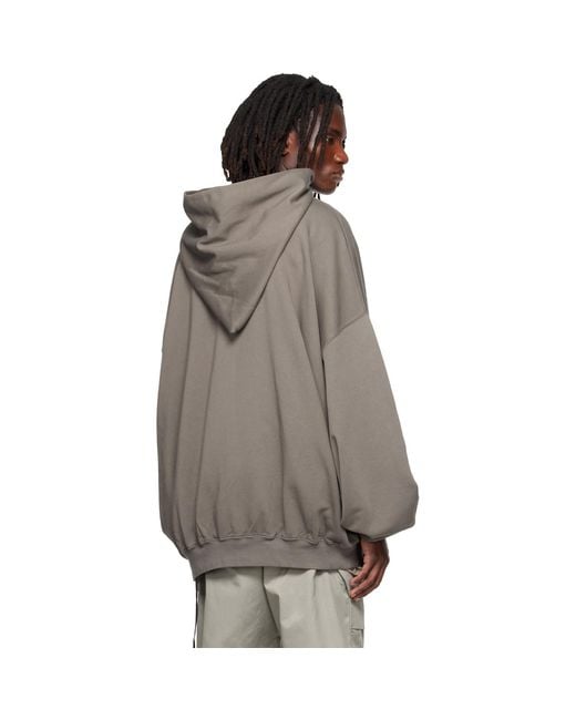 Rick Owens Brown Tower Mountain Hun Hoodie for men