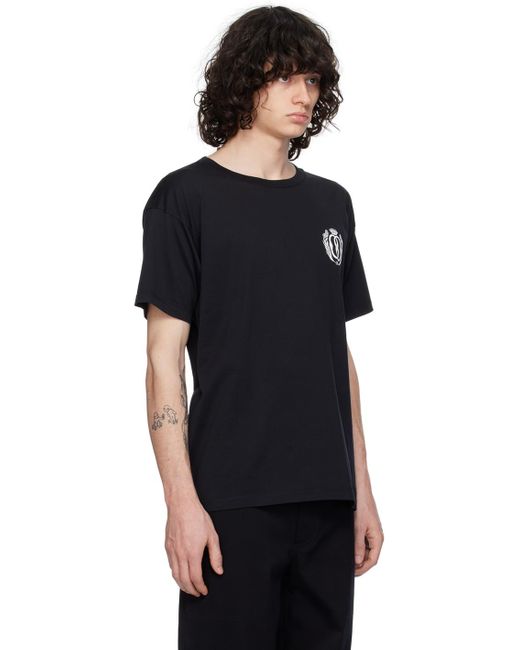 T-shirt noir à logo imprimé Bally pour homme en coloris Black