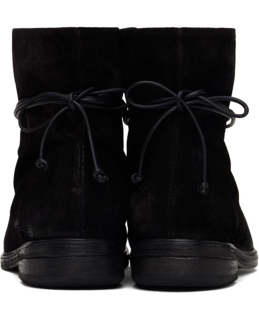 Marsèll Black Zucca Media Lace-Up Ankle Boots for men