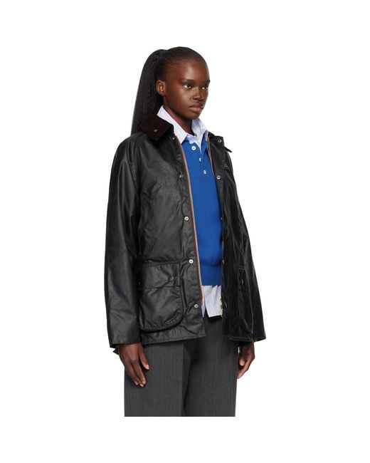 Barbour Blue Bedale Waxed Jacket